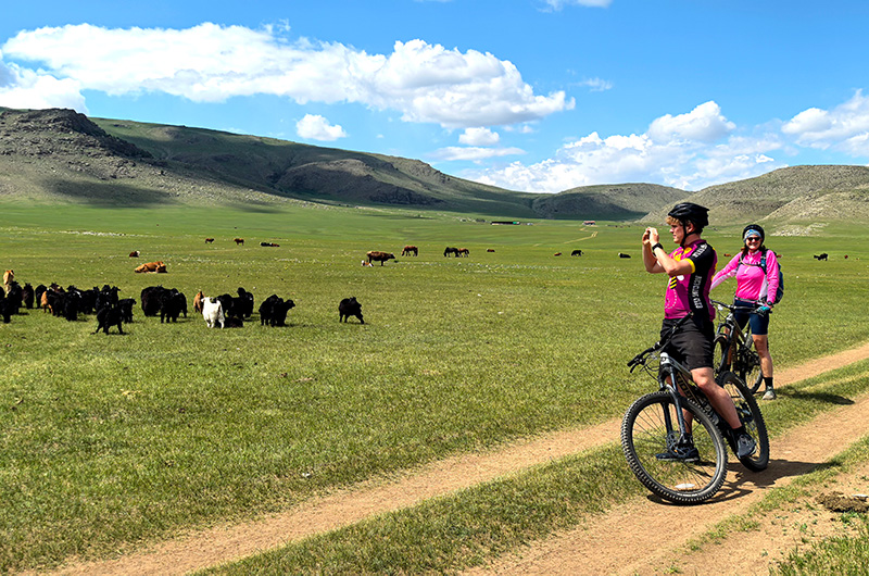 Cycling tour in Mongolia